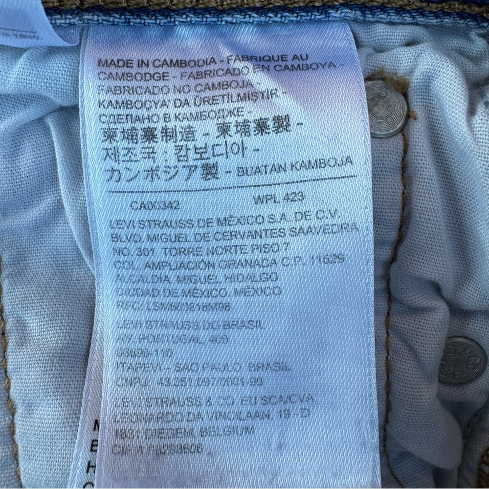 Levi’s 501 Premium Straight Leg Jeans | Button Fly | Medium Wash - Picture 11 of 13